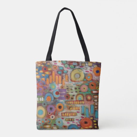 Tuin Blooms Canvas tas (Achterkant)