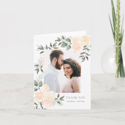 Tuin Blooms Dank je wel kaart (Voorkant)