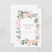 Tuin Blooms Dank je wel kaart (Voorkant / Achterkant)