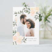 Tuin Blooms Dank je wel kaart (Staand voorkant)