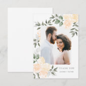 Tuin Blooms Dank je wel kaart (Voorkant / Achterkant)