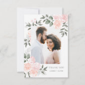 Tuin Blooms Dank je wel kaart (Voorkant)