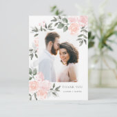 Tuin Blooms Dank je wel kaart (Staand voorkant)