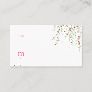 Tuin Blooms Flat Place Card Plaatskaartje