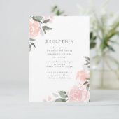 Tuin Blooms Receptie Insert Kaart (Staand voorkant)