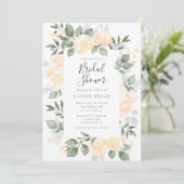 Tuin BloomsBruids Douche Uitnodiging (Staand voorkant)