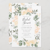 Tuin BloomsBruids Douche Uitnodiging (Voorkant / Achterkant)