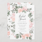 Tuin BloomsBruids Douche Uitnodiging (Voorkant / Achterkant)