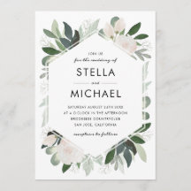 Tuin Blush Bruiloft Uitnodigen