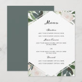 Tuin Blush Menu Kaart (Voorkant / Achterkant)