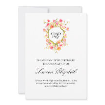 Tuin bohemian aquarel bloemen afstuderen