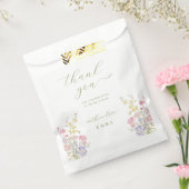 Tuin Boho Wilde Bloemen Bruidsfeest Bedankzakje (Gezegeld)