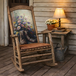 Tuin Boot & Wildflowers Decoupage Tissuepapier