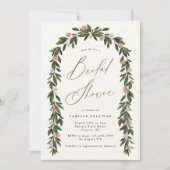 Tuin Botanisch Vrijgezellenfeest Feestuitnodiging Kaart (Voorkant)