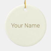 Tuin Botanische Bloemen voor Tuinieren Mam en Pap Keramisch Ornament (Achterkant)