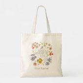 Tuin Botanische Bloemen voor Tuinieren Mam en Pap Tote Bag (Achterkant)