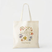 Tuin Botanische Bloemen voor Tuinieren Mam en Pap Tote Bag (Voorkant)