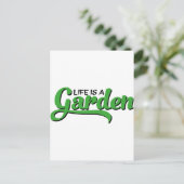 tuin briefkaart (Staand voorkant)