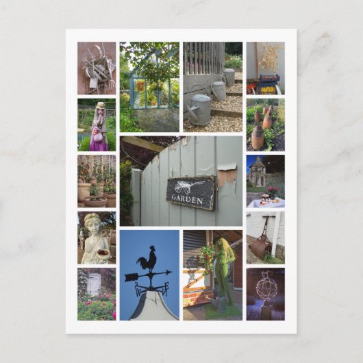 Tuin Briefkaart (Voorkant)