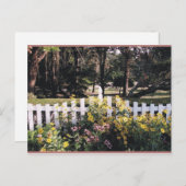 tuin briefkaart (Voorkant / Achterkant)