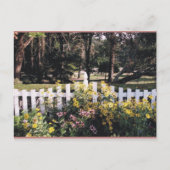 tuin briefkaart (Voorkant)