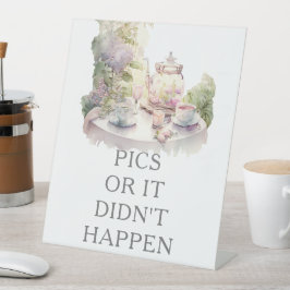 Tuin Bruiloft Beschikbare Camera Ideeën Reclamebord Met Voetstuk