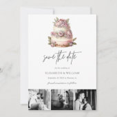 Tuin Bruiloft Bewaar de Datum QR Code Save The Date (Voorkant)