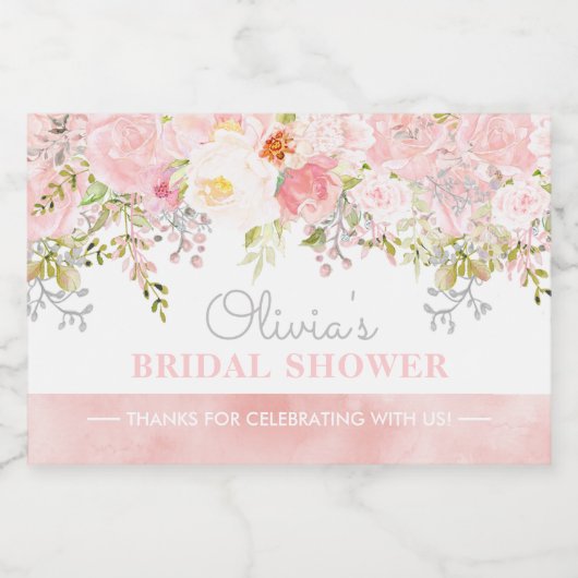 Tuin Bruiloft Bruidssalon Thee Feestje Mini Sparkling Wijnetiket (Enkel label)