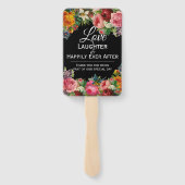  Tuin bruiloft gunst fans Handwaaier (Achterkant)