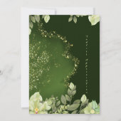 Tuin bruiloft uitnodiging (Achterkant)