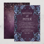 Tuin bruiloft uitnodiging (Voorkant / Achterkant)