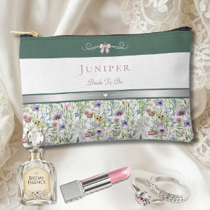 Tuin Bruiloft Wilde Bloemen Bruid Wordt Etui