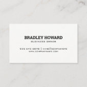 Tuin Buiten | Boom Logo | Landschapsarchitectuur Visitekaartje (Achterkant)