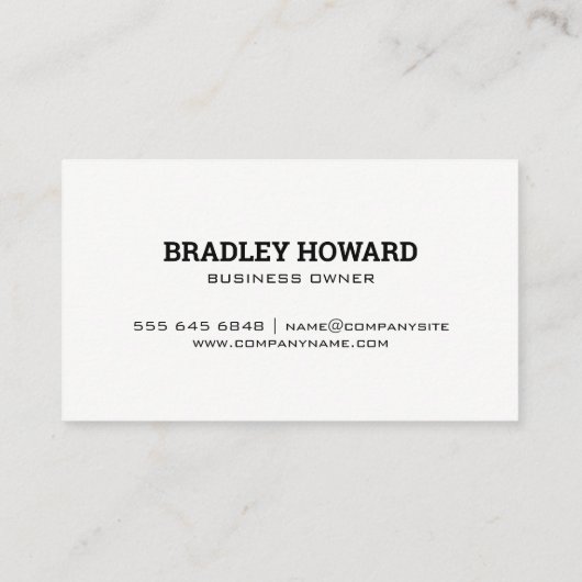 Tuin Buiten | Boom Logo | Landschapsarchitectuur Visitekaartje (Achterkant)