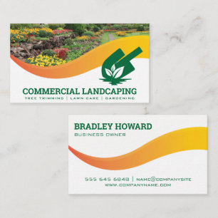 Tuin Buiten   Schep Blad Logo Visitekaartje