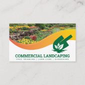 Tuin Buiten | Schep Blad Logo Visitekaartje (Voorkant)