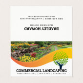 Tuin Buiten | Tuinieren | Landschapsarchitectuur Visitekaartje (Buitenkant ongevouwen)