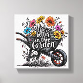 Tuin Canvas Afdruk (Voorkant)