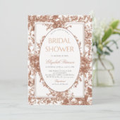  tuin Chateau Toile Herfst Vrijgezellenfeest Kaart (Staand voorkant)