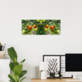 Tuin Cherry Tomatoes Spiegel Abstract Poster (Thuiskantoor)