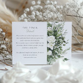 Tuin Chique Bruiloft Informatie Behuizing Kaart