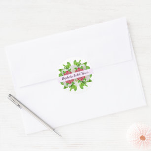Tuin Dahlia Bruidsdouche Ronde Sticker