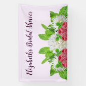 Tuin Dahlia Bruidsdouche Spandoek (Verticaal)