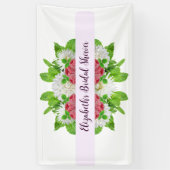 Tuin Dahlia Bruidsdouche Spandoek (Verticaal)