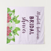 Tuin Dahlia Bruidsmeisje Borrel Wandkleed (Voorkant (horizontaal))