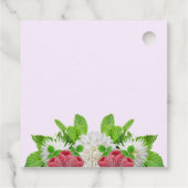 Tuin Dahlia Bruidsmeisjesfeest Bedankjes Labels (Achterkant)