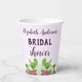 Tuin Dahlia Bruiloft Feest Papieren Bekers (Voorkant)