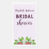 Tuin Dahlia Bruiloftsborrel Servet (Voorkant)