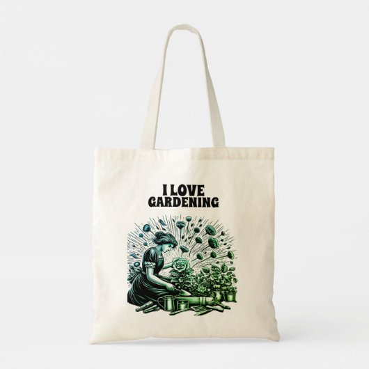 Tuin Dame's Middag Tote Bag (Achterkant)