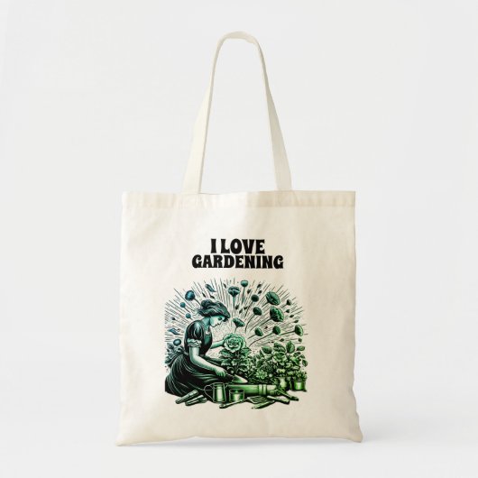 Tuin Dame's Middag Tote Bag (Voorkant)